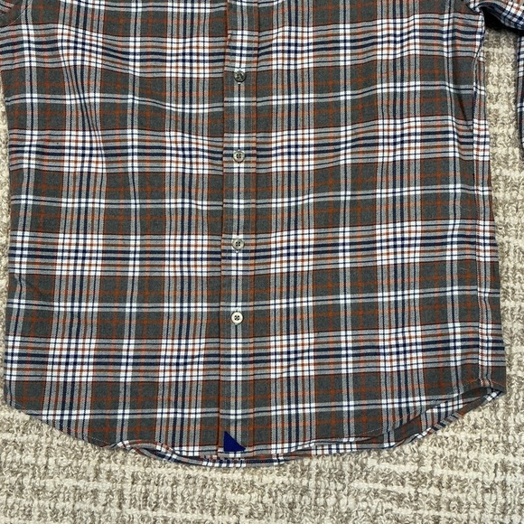 Men's Gray UNTUCKIT Plaid Shirt Sz M - Picture 5 of 5